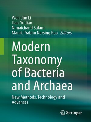 cover image of Modern Taxonomy of Bacteria and Archaea